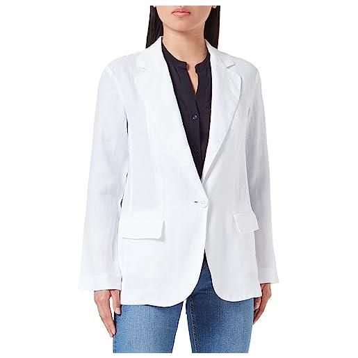 Sisley giacca 2aghlw019, bianco 101, 46 donna
