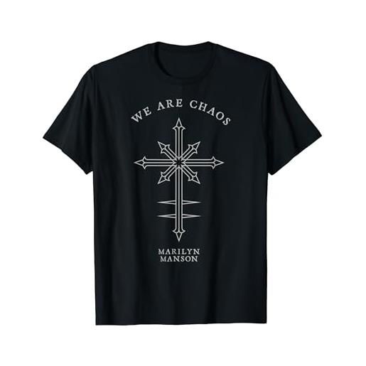 Marilyn Manson Official marilyn manson - chaos cross maglietta
