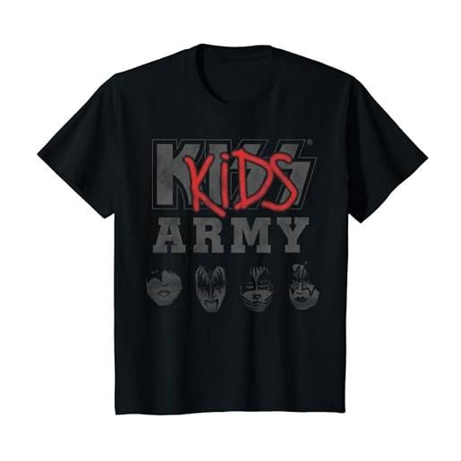 KISS bambino KISS - kids army maglietta