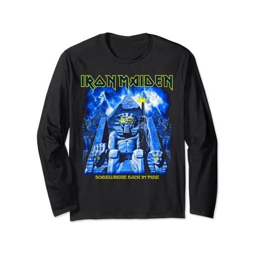 Iron Maiden Official iron maiden - back in time maglia a manica