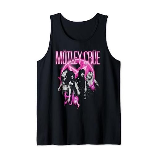Mötley Crüe Official mötley crüe - shout neon pink canotta
