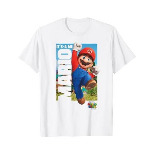 The Super Mario Bros. Movie it's-a me mario poster maglietta