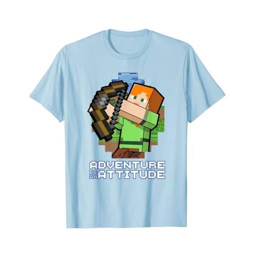 Minecraft alex adventure is an attitude graphic blocks maglietta