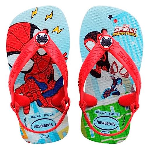 Havaianas baby marvel blue. Red - infradito, blue/red, 