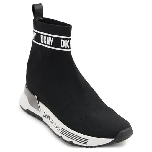 DKNY neddie sock sneaker, scarpe da ginnastica donna, multi, 39.5 eu