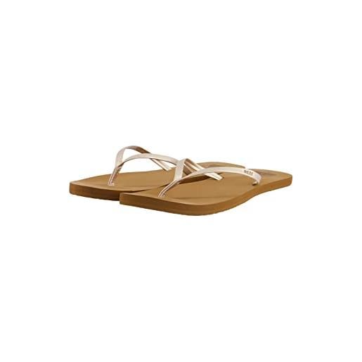 Reef bliss nights, infradito donna, tan/champagne, 41 eu