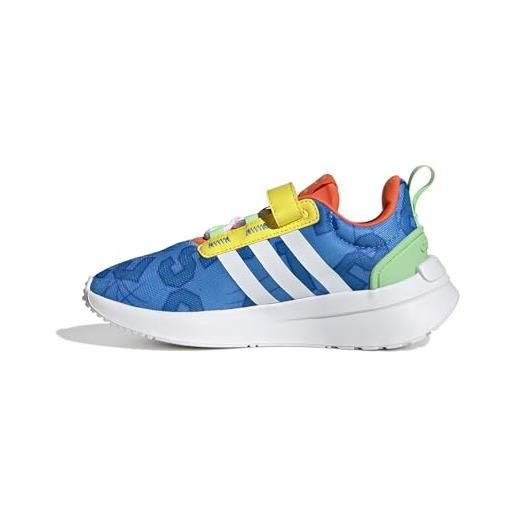 adidas racer tr21 mickey c, scarpe da running, blu/bianco (azupul ftwbla narimp), 32 eu