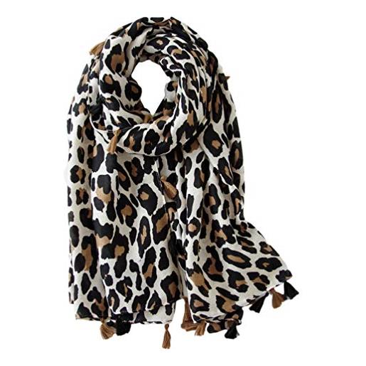 VALICLUD sciarpe di moda per le donne sciarpa coperta sciarpa oversize con stampa leopardata scialle con stampa animalier