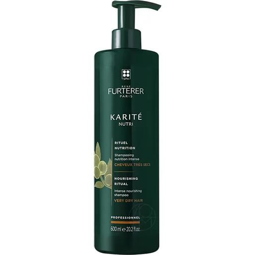 René Furterer shampoo per il nutrimento dei capelli karité nutri (intense nutrition shampoo) 600 ml