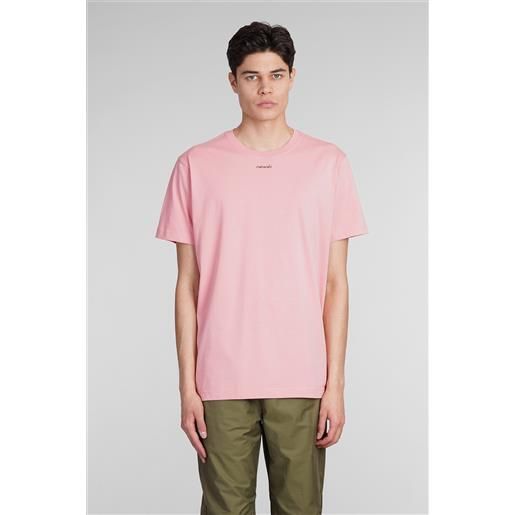 Maharishi t-shirt in cotone rosa
