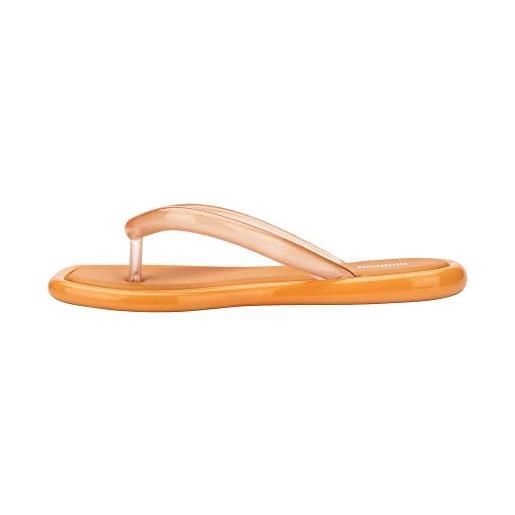 melissa airbubble flip flop ad, sandali bassi donna, arancione, 37 eu