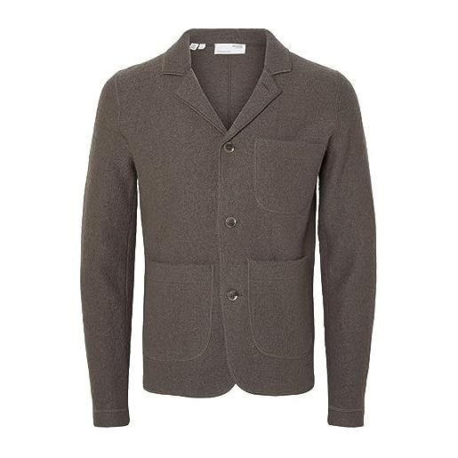SELECTED HOMME seleted homme slhnealy knit blazer w noos maglione cardigan, morel, m uomo