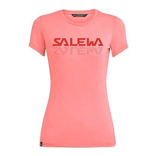 Salewa graphic dri-rel t-shirt, donna, shell pink melange, 52/46