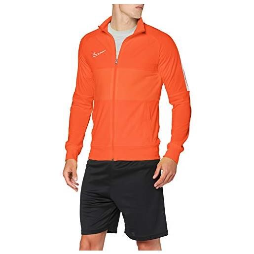 Nike academy 19 essential track jacket, felpa uomo, cremisi brillante/bianco/bianco, s
