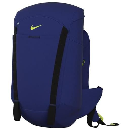 Nike zaino unisex hike backpack, deep royal blue/black/atomic green, dj9677-455, misc, deep royal blue/black/atomic green, 27 l, sport