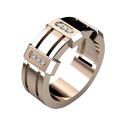 DELURA fedi nuziali 2023_ anello fede nuziale anello regolabile tono oro donna ragazze regali for amanti