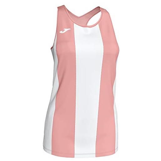 Joma 900877.532. Xxl, t-shirt women's, bianco/rosa