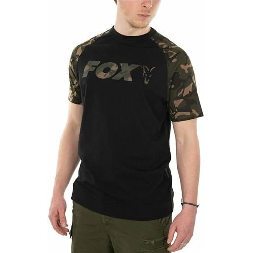 Fox Fishing maglietta raglan t-shirt black/camo l