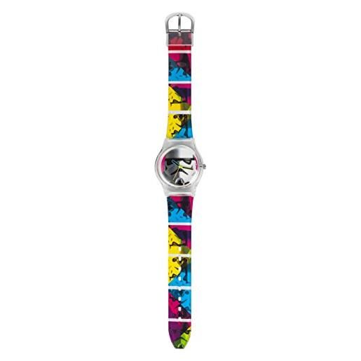 Joy Toy star wars-orologio da donna al quarzo con display analogico e cinturino in plastica, star348 multicolore