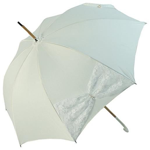 Vip mariage parapluie vienne - mesh avec strass perles - blanc