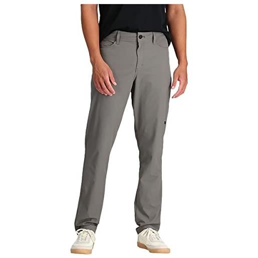 Outdoor Research pantaloni da uomo ferrosi transit - 76,2 cm cucitura interna, peltro, 48