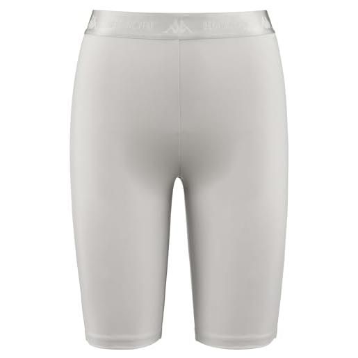 Kappa authentic befancyfit bunny - shorts - pantaloncini sportivi - donna - grey pearl