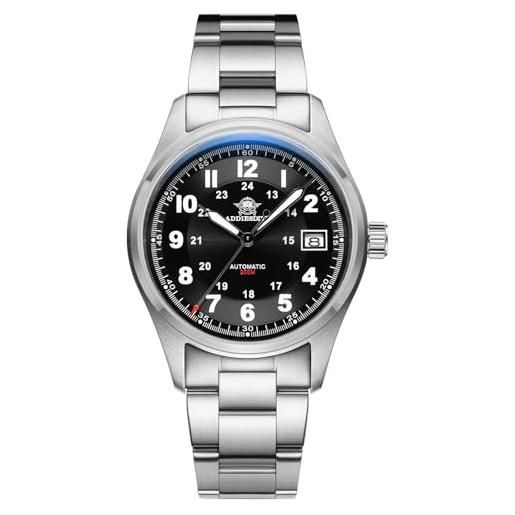 ADDIESDIVE addiedive orologi da uomo 39mm orologio automatico impermeabile 200m meccanico nh35a bgw9 luminox analogico acciaio inossidabile ad2048