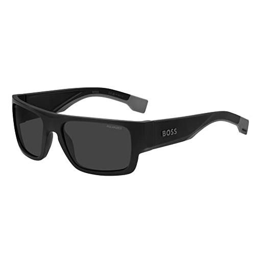HUGO BOSS boss occhiali da sole 1498/s matte black grey/dark grey 58/18/130 uomo