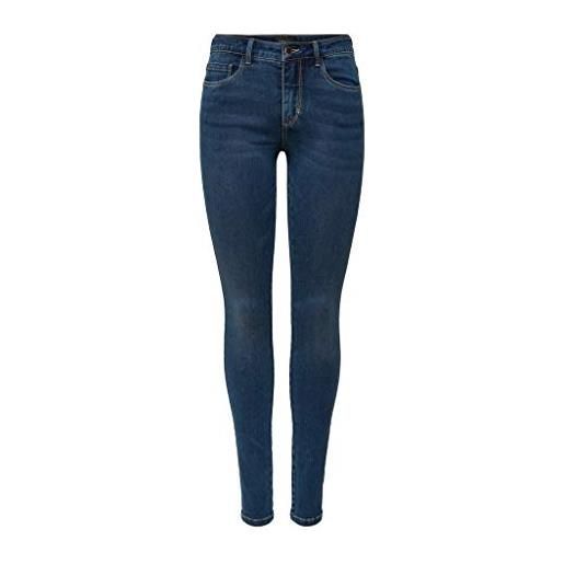 Only nos onlroyal reg skinny jea bb bj13964 noos jeans, blu dark blue denim, 36 /l30 (taglia produttore: small) donna