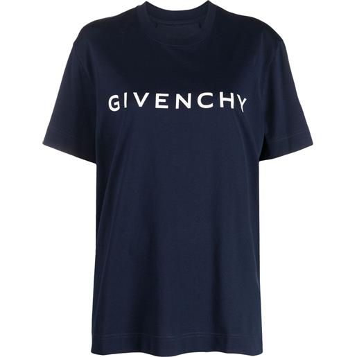 Givenchy t-shirt archetype con stampa - blu