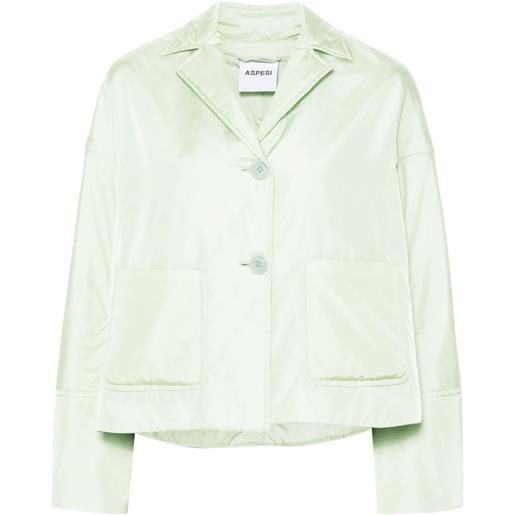 ASPESI button-up padded jacket - verde