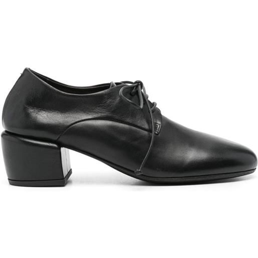 Marsèll 50mm almond leather oxford shoes - nero