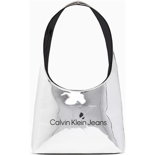 Calvin klein jeans borsa sculpted schoul. Derba monos silver donna