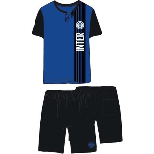 Inter F.C. pigiama da ragazzo j20 2065 inter maglia e pantalone corto prodotto ufficiale