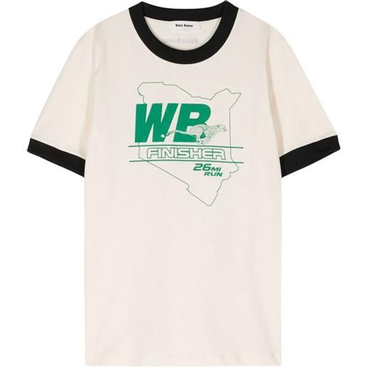 Wales Bonner pace organic cotton t-shirt - toni neutri