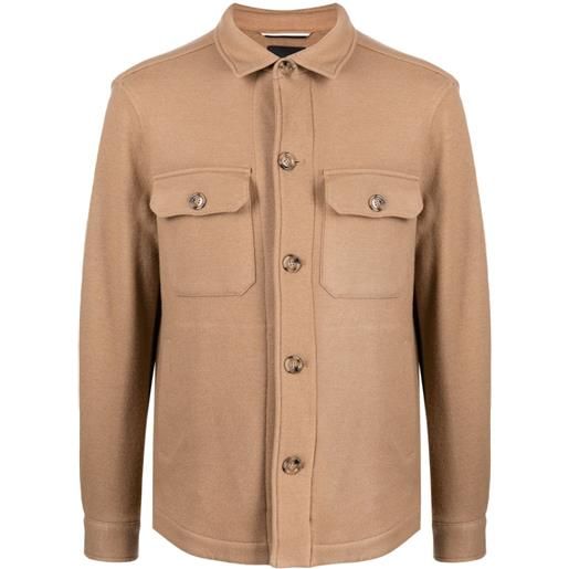 BOSS giacca-camicia - marrone