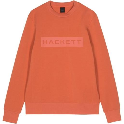 Hackett casual logo sweatshirt - arancione