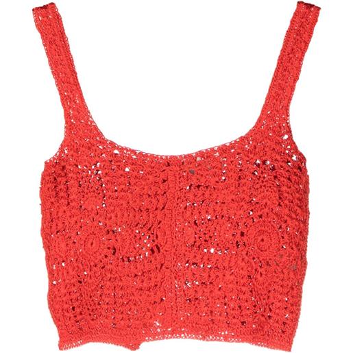 Forte Forte top crop - rosso