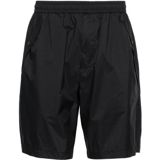 Moncler elasticated-waist bermuda shorts - nero