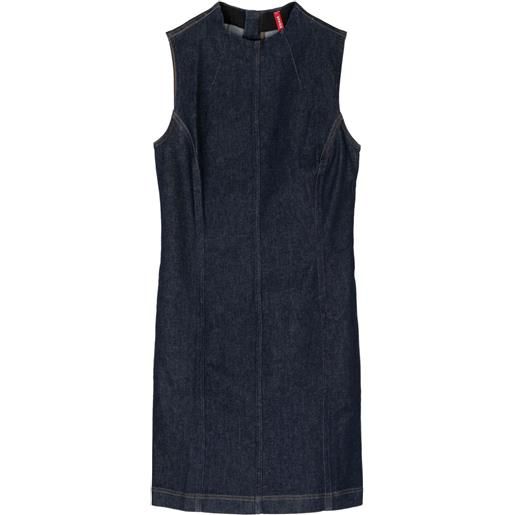 SPANX abito midi denim smanicato - blu