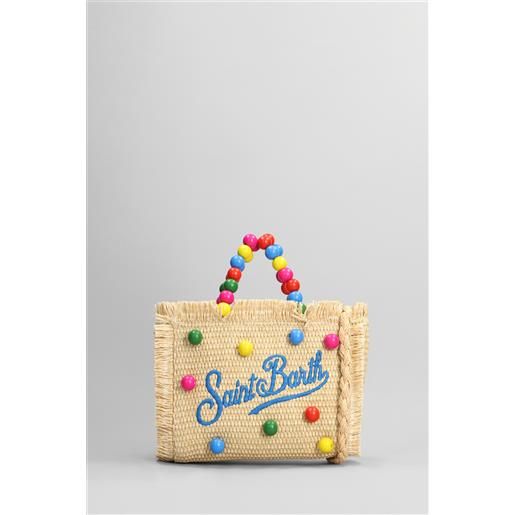 Saint Barth Mc2 tote vanity mini straw n in rafia beige