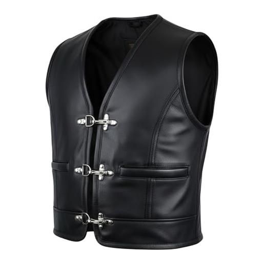 Gilet In Pelle Da Bambino Con Conchos: Stile Motociclista Per Piccoli Ribelli