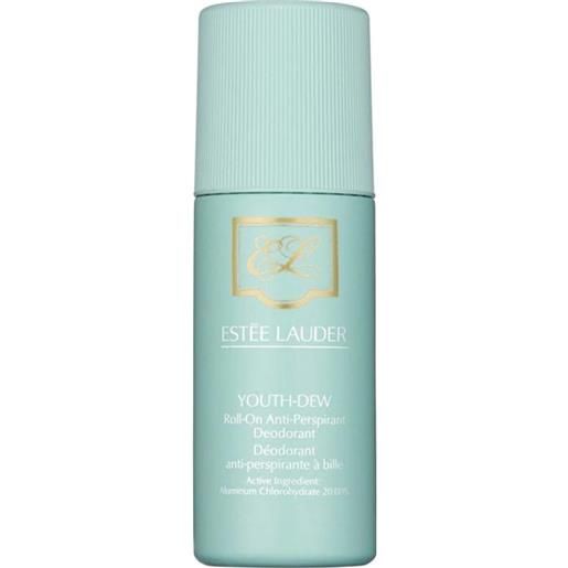 Estee Lauder youth-dew roll-on anti-perspirant deodorant 75 ml deodorante efficace e delicato roll on