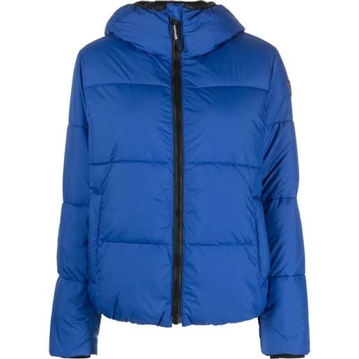 Rossignol piumino puffy con cappuccio - blu