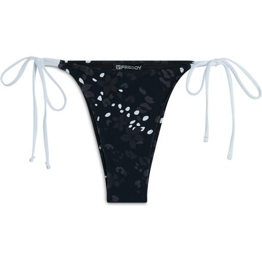 Freddy slip bikini stampa floreale con chiusura a laccetti