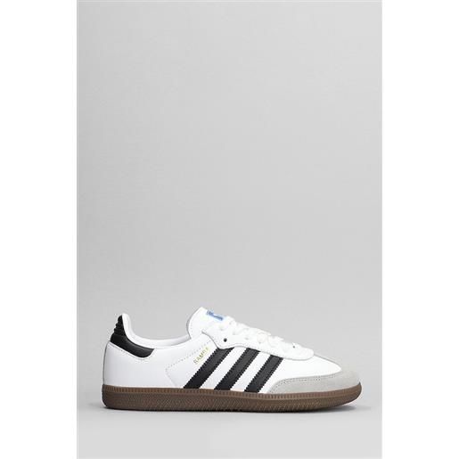 Adidas sneakers samba og in pelle bianca