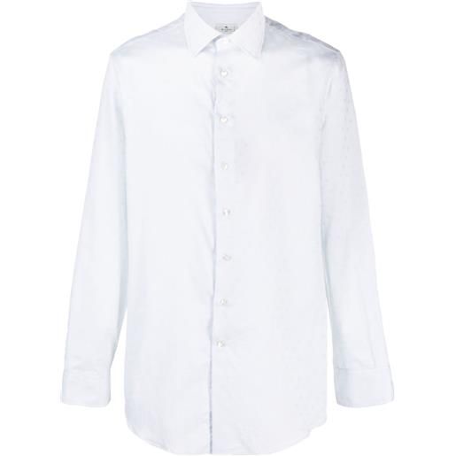 ETRO camicia con effetto jacquard - bianco