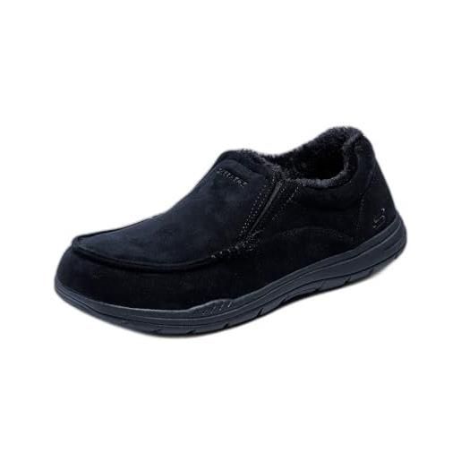 Skechers x-larmen previsto, pantofole uomo, nero, 47.5 eu