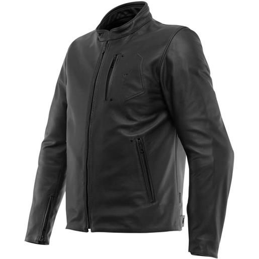 Dainese giubbotto moto in pelle Dainese fulcro nero