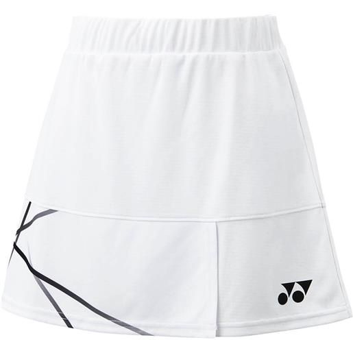 Yonex gonna da donna Yonex womens skirt 26127 white xs